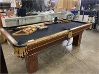 8' CUSTOM MADE BILLIARDS TABLE