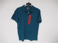Bench Men's MD Short Sleeve Polo Shirt, Blue