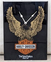 Harley-Davidson Motorcycles Black Plastic Wall
