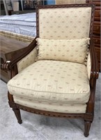 Havertys Upholstered Accent Chair , Fire Fly