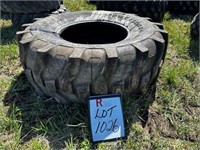 (1) Used 19.5L-24 Backhoe Rear Tire