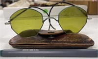 Antique Hexagon Lense Sun Glasses