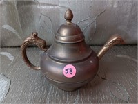 Vintage copper Tea Pot