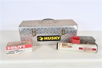 Husky Toolbox, Welding Rods, Concrete Anchors