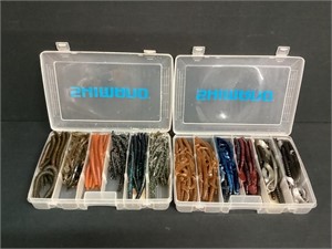 Fishing Artificial Worm Lures, Shimano Plastic Box