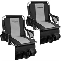 VIVOHOME 2 Pack Stadium Seats with Back Support