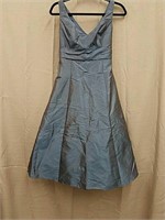 David's Bridal Blue Dress- Size 12
