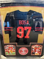 Nick Bosa 49ers Signed FRAMED Jersey 5Star