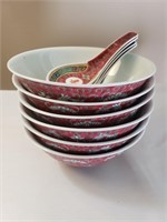 MUN SHOU - SOUP BOWLS SET