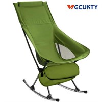 Vecukty Camping Chair - High Back Rocking  165lbs