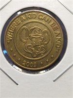 2009 Chuck e. Cheese token