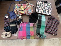 Scarves, Gloves, Bags, More