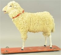LARGE WOOLY SHEEP PULL TOY