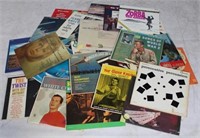 Tray Lot of Assorted LP Records