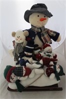 Lot of Assorted Stuffed Snowman