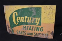 Century Heating Sales & Service Sign