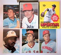 1980 Topps Superstar Baseball 5x7 Cards 2 Boxes