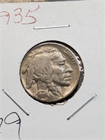 Higher Grade 1935 Buffalo Nickel