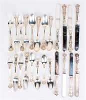 24 Pcs Gorham Sterling Silver Flatware