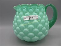 Fenton Jacqueline green cased juice pitcher