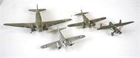 Box of 4 world war II model aeroplanes
