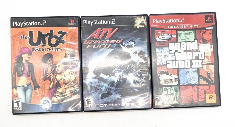 Lot Of 3 Play Station 2 Games