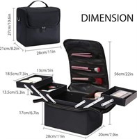 GreenLife Big Professional Portable Cosmetic Case,