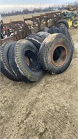 Semi wheels and tires