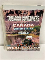 Tobacco container collerctor book