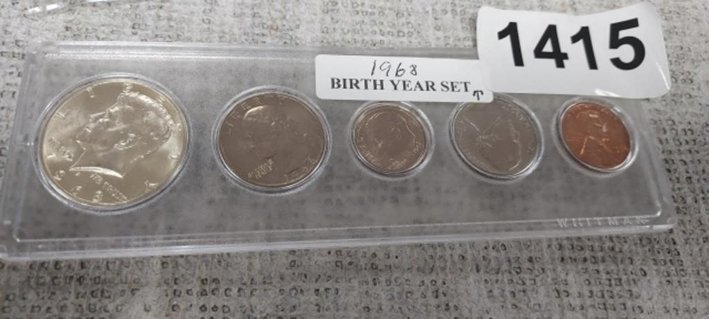 1968 BIRTH YEAR COIN SET