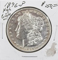 1896-P Morgan Silver Dollar Coin High Grade
