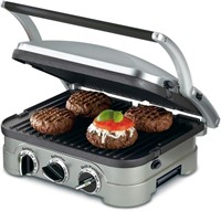 Cuisinart Griddler 5-Brushed Panini  Griddle,