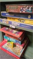 Board game and puzzle lot