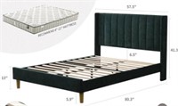 Wing Backi Upholstered Platform Bed Frame/full Bed