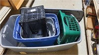 3 Totes. 1 w/ Lid