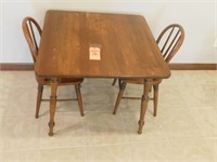 Lot 170  Childrens Table with Chairs.