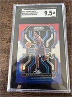 2021-22 Prizm RedWhiteBlue Cade Cunningham SGC 9.5