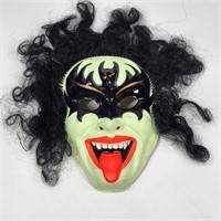 VINTAGE GLOW IN DARK GENE SIMMONS KISS MASK