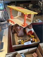 1974 Hasbro Plastic Tree House w/ Some Parts