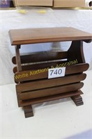 Wood Book Rack/Table