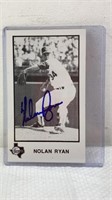 Nolan Ryan autograph card large