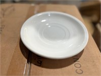 Bid X108 White Saucers 6"