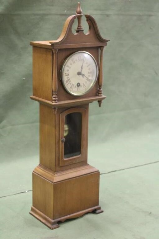 West Germany Made Miniature Grand Father Clock Wor