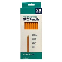 Wexford No2 Pre-Sharpened Pencils - 20.0 Ea