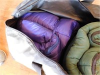 bag of 2 sleeping bags
