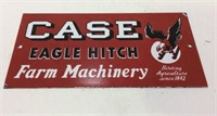 Porcelain Case Farm Machinery Eagle Hitch Sign