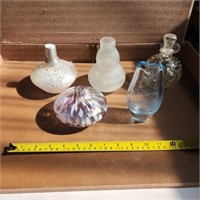 Vintage Glass Bottles - Perfume & Other