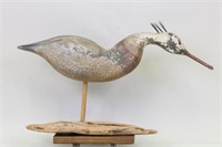 Early Merganser on Stand by Unknown Carver, Glass
