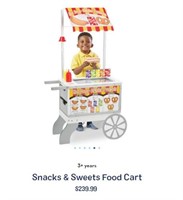B3344 Melissa  Doug Snacks  Sweets Food Cart