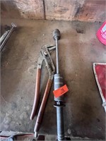 Slide hammer w/ Chuck on the end & Adjustable Pipe